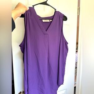 Purple Sleeveless Top